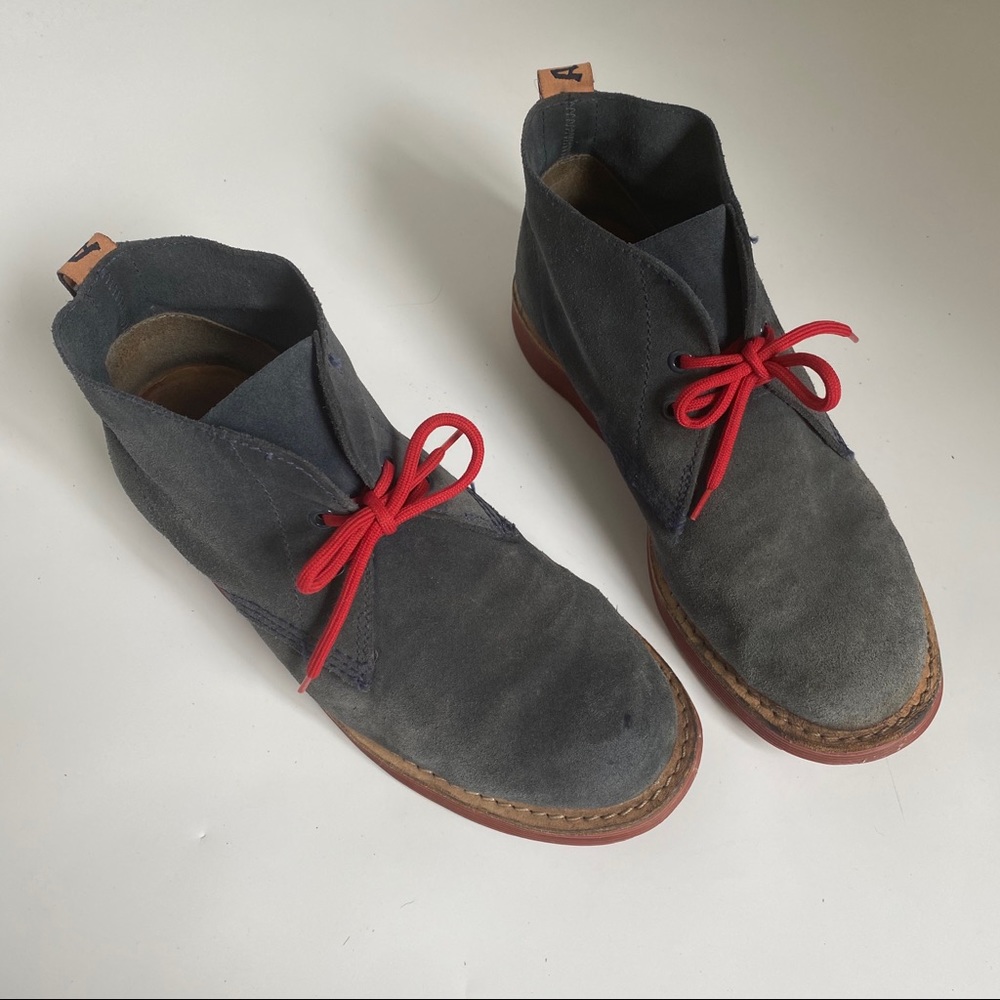 Dr. Martens Manton Chukka Navy Boot Shoes Size 10